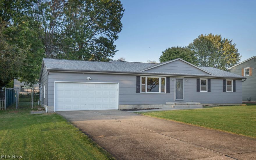 Absolutely Awesome 3-4 Bedroom Ranch home on Quiet Dead End Street with 2 Car Attached Garage.  Home Features Include:  Large Kitchen with Breakfast Area, Huge Open Family Room, 3 Large Bedrooms with Full Bath, Awesome Back Sun Room & a Large Rec. Room with 4th Bedroom in the Basement.  Home offers a New Concrete Sidewalk & Front Porch, Brand New Garage Door, Roof - 10+, Newer HWT, Newer Furnace, Newer AC, & A Fresh Coat Of Paint.