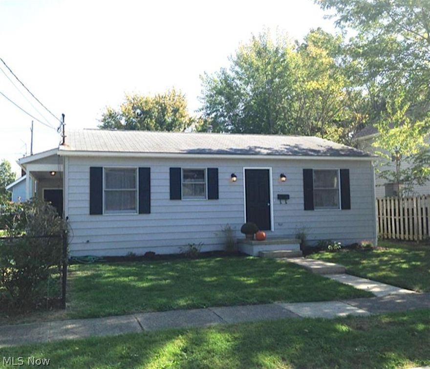 This two-bedroom ranch is move-in ready and features new furnace/central air, new HWT, new flooring, new garage door, new appliances, large basement, two-car garage and fenced yard.