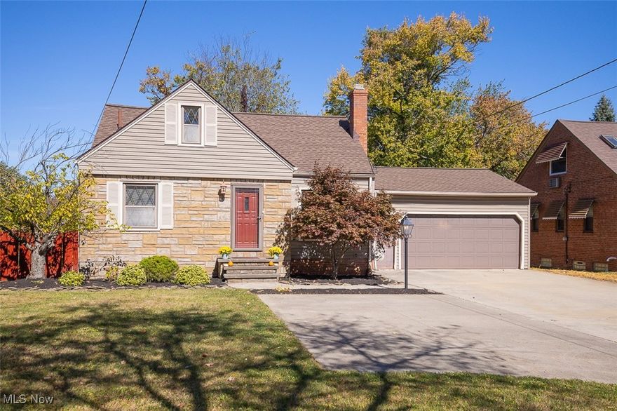 This updated 3-bedroom, 2-bath bungalow blends modern comfort with a serene natural setting. The main level features an inviting layout with hardwood flooring, neutral paint, and lots of natural light. It also features an updated kitchen with granite countertops, stainless steel appliances, newer cabinets, and perfect spot for a table and chairs that overlooks the private backyard. You’ll find two bedrooms and a beautifully renovated bathroom. Upstairs, a spacious loft offers the perfect mix of versatility and comfort, with room for an office in this additional bedroom area with walk in closet, or maybe a playroom or family room, there’s so much potential! The finished walk-out basement expands the living space with a built-in bar, an updated bathroom, your laundry and storage area, and direct access to the backyard. Outside, the property provides even more beauty. It stretches into a private wooded area, providing a rare sense of seclusion and connection to nature. Whether enjoying morning coffee on the patio, bird watching, hosting gatherings, or simply taking in the view, this home offers a tranquil retreat surrounded by lush greenery (soon to be falls finest colors) and natural beauty. Schedule your showing today. Pls note the a full tear roof replacement in 2023- brand new roof- furnace was replaced in 2017 and a new hot water tank installed in 2021. A one year home warranty provided for peace of mind.