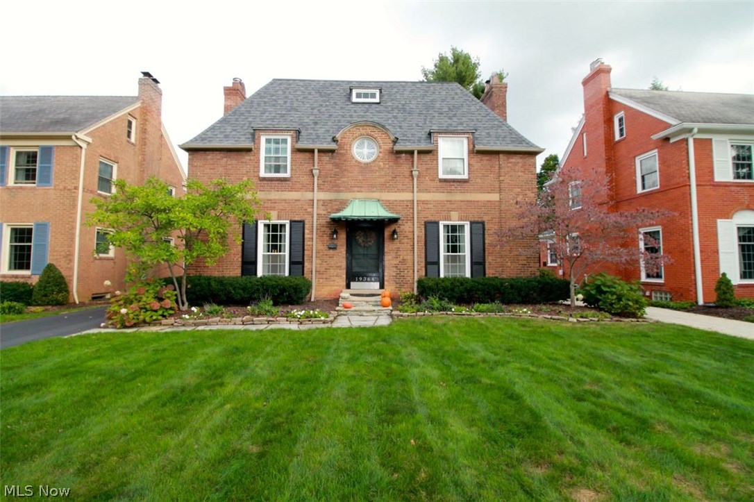 All the work has been done for you in this beautiful brick Colonial as it welcomes you as soon as you enter through the door. Spacious front entry leads you down the hallway to the kitchen; off to the right is the family room with cozy fireplace and to the left the beautiful dining room. Dining room offers a built in cabinet providing extra storage for all your beautiful pieces you want to show off through the glass doors. Kitchen with newer refrigerator and dishwasher (2016); newer ceramic tile and stainless steel appliances. First floor flows nicely from room to room and has such a nice, warm inviting feeling. The second floor has a gorgeous master bedroom and two other bedrooms along with a full bath and all newer carpet. Bonus third floor has room for a bed as well as a sitting area, play area, media room or office. Whole house freshly painted this year with newer light fixtures, hot water tank, the roof to the house and garage, the chimney has been tuck pointed and the exterior