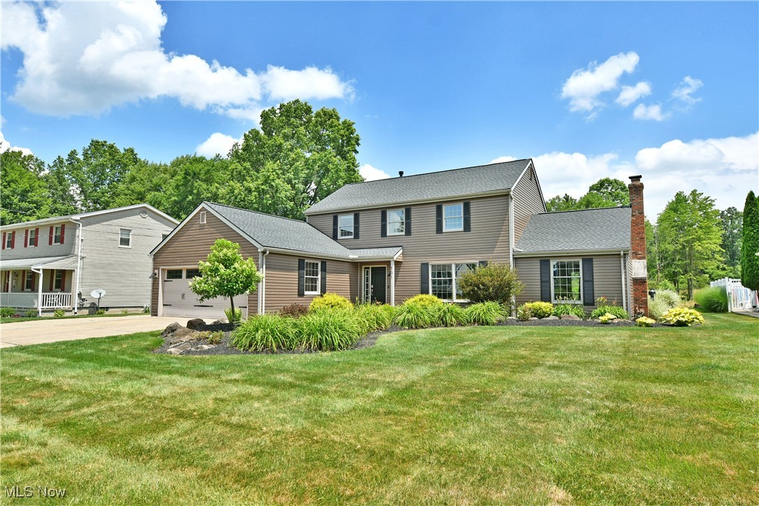 Welcome to one of Hubbard’s best kept secrets! Tucked away in a secluded neighborhood,
this bespoke two-story estate brings staycation vibes with gorgeous updates and high style
throughout. An extra wide cement drive sweeps away to adjoin an extra deep additional
garage for RV storage; easily accommodating personal powersports, boats and vehicles
alike with its tall entry door. Sculpted landscaping wraps the sidewalk leading up to the
main entrance as you enter the naturally lit foyer. Stunning, hardwood styled flooring
brings a rustic appeal as flows underfoot. A welcoming family room draws you closet as it
wraps around to join the elaborate kitchen with its striking, black cabinetry, stone
countertops and barn door pantry. The tiled backsplash gives way to a pot filler, adding to
the appeal. At the far end, sliding doors open to a composite patio with a steel overhead
gazebo; all while formed concrete surrounds the in-ground pool. A fireplace adorned living
room adjoins a bonus sunroom for 365 relaxation. Completing the floor, a home office
finds both first floor laundry and half bath. Up to the second level, three impressive
bedrooms join a dressing room, easily converted to a fourth offering. Revel in the decadent
updates of the full second floor bath at mid hall. All the while, an oversized master suite
provides its own full private bath with a tile lined shower.