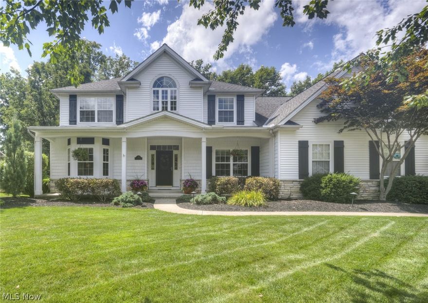 Gamellia Built Colonial with nearly 3200 sq. ft. and a phenomenal floorplan!  Welcome to this 4 bedroom, 4.5 bath, 3 car side entry garage home with custom built-ins and details inside and out!  The oversized gourmet kitchen offers a double wall oven, granite counters, solid maple cabinets and gas cook top leading to the great room with vaulted ceilings walls of windows and a gas fireplace. The large dining room seats 12 and opens directly to the large living room with a bay window. The first floor office has a built-in wall of custom cabinetry and large front window. This fabulous floor plan includes a first floor laundry room, a mudroom with built-in custom cabinetry and seating and a walk-in pantry with plenty of storage. The master bedroom offers vaulted ceilings, walk-in closet and large en-suite bath. The second bedroom has it's own walk-in closet and private full bath.  The 3rd and 4th bedrooms have a Jack-n-Jill bath with plenty of closet space.  The full finished basement incl