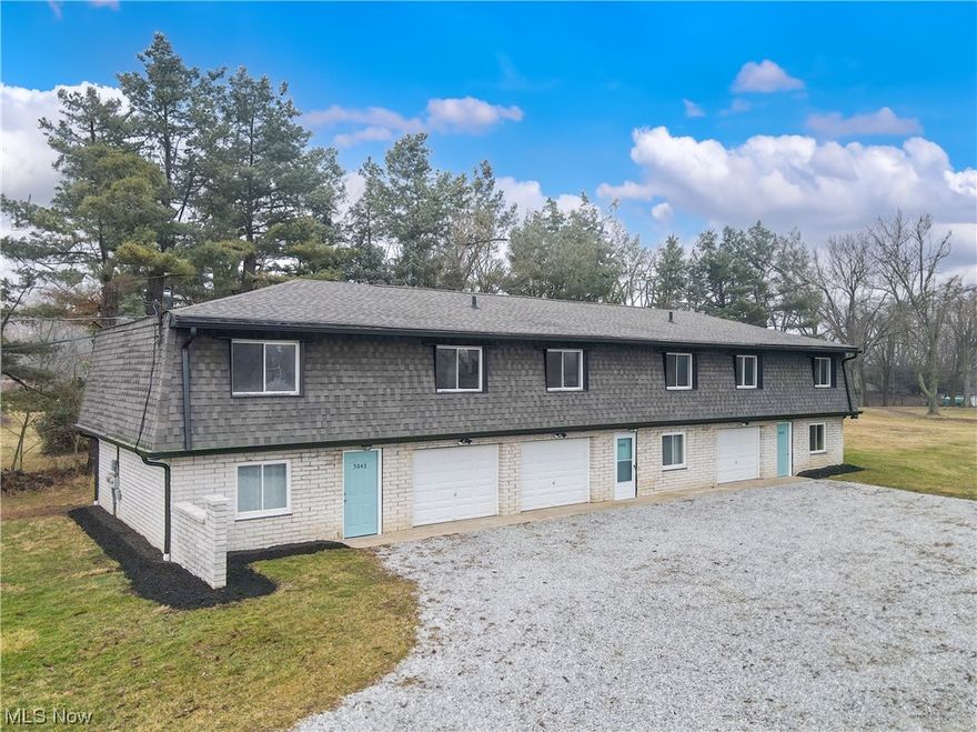 GREAT INVESTMENT OPPORTUNITY situated off the road on over an acre in a residential area in the heart of Green. Very close to the sought after Green Schools, shopping, restaurants, and amenities. Building consists of 3 units with each boasting 2 bedrooms, bathroom, single car garage, washer and dryer hookups, and a bonus/office room. Recent updates include: 2021- well pump; 2022- roof, gutters, driveway, garage doors, water softener, and more. Ready for the next owner to place their tenants.