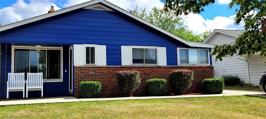 Welcome to this updated split level on 18011 Ridgeline. This beautiful updated split level contains 3 bedrooms and 2 bathrooms with a living quarters on the lower level, could be a 4th bedroom. As you enter through the front door you  step on the newer hardwood floors .The adjacent kitchen, equipped with newer appliances, seamlessly connects to the dining room, creating an ideal layout for family meals and entertaining. In close proximity to the popular Kamm's Corner with wonderful dining spots and many stores for
 shopping. Beautiful Cleveland Metro parks are within a short walking distance away. Home is situated in the middle of the 3 major freeways 90.480 and 71. Home warranty included for 1 year for peace of mind.
Lower level Flex room full bath family room nature stone flooring .   Newer Hardwood flooring and all interior doors replaced.
2 years garage roof and door new.
Kitchen updated about 5 years ago.
Led recessed  wafer light. Crawl space in the Attic and  basement  secret crawl space in bedroom,  2 years old
washer and dryer.  Microwave less than one year old. . New dishwasher and Pantry  
Walkway and concrete driveway replaced.  5 year paint  job on exterior of house. All new screens and blinds included.
Air conditioning  and furnace serviced . Granite, soft close kitchen custom cabinet  peninsula with black granite counter top
Electric  fireplace in living room and one on the lower level. 
Wheel chair accessible walk way.   New roof installed a year ago. This lovely home has so much to offer.  Outdoor patio and a relaxing front porch. Walkout basement and much more there is the built in safe , built in ironing board updates galore . All televisions stay accept the one in the basement/lower level.