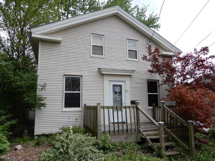 Cute historic bungalow right in the heart of Mogadore!  This home features 2 bedrooms, 1.5 baths, an attached garage.  Cute back yard overlooked by screened in porch, priced to sell! Great investment potential or first time buyer.