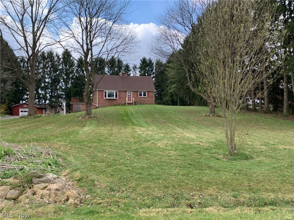 Great opportunity on this Canton South 4 bedroom brick cape. 3 full baths - one full bath each floor. Partially Finished rec room with fireplace in walk out basement. Large lot - over .9 acres. 2 car attached garage plus nice 1 car detached garage. Concrete deck of dining area. Property was built prior to 1978 and Lead Paint may potentially exist. Prior to seller obtaining clear title, title may pass to buyer via Quit Claim deed. Buyer to select their title company and buyer pays all related title, and if appropriate, all transfer costs. Buyer or Buyer agent to verify all information. On acceptance of an offer, Seller provides their own proprietary sale agreement and addendums which fully replace the terms in state purchase agreement. This property may qualify for Seller Financing (Vendee). Property is owned by Secretary of Veteran Affairs and sells as-is. Seller will make no repairs. Room sizes are estimated. Buyer or buyer agent to verify all information. Water treatment syste