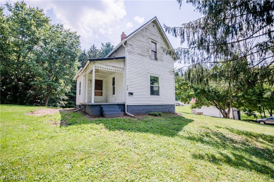 Attention Investors!  This 3 Bedroom Home on over 1/2 Acre has had many Upgrades including: Metal Roof, New Gutters, New Furnace, New Hot Water Tank, Fresh Exterior Paint, and Some New Windows.  Sitting on a Pretty Tree Lined Street, this Home is an Excellent Investment with Hardwood Flooring, Walk out Basement, First Floor Bedroom, and a Barn with Loft Storage.  The Home will need Work to Finish, but much of the Hard Work has Been Done!  Call Today for a Tour.