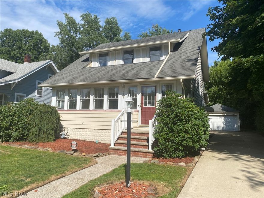 Located in the Historic Ashtabula Harbor awaits this well maintained home featuring extra large rooms, natural lighting and beautiful natural woodwork throughout.  The huge eat-in kitchen boasts an abundance of cabinetry, all stainless steel appliances, laminate flooring and a slider which leads to a large deck overlooking the extra deep private backyard.  The first floor offers a simple floor plan and includes a formal dining room and a huge living room both with new carpet.  Upstairs is an oversized updated bathroom and two bedrooms plus a tandem bedroom making this a possible 3rd bedroom.  In the basement you will find a second bath, glass block windows and a washer and dryer that stay with the property.  Be sure not to overlook central air, a one and a half car garage and a newer paved driveway.  Close to Restaurants, Shopping, Lake Erie, Wineries and Brewery on Historic Bridge Street.  All of this and a 1 year home warranty too!