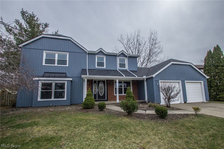 Welcome home to this pristine, Spyglass Hill colonial! Boasting over 2700 ft.², this home defines the word TURN-KEY! The home has been renovated inside and out! All new light fixtures, paint, and beautiful 10MM dimensional laminate flooring through the first floor. Entertaining is a breeze with the new kitchen as it offers beautiful granite counter tops, glass tile backsplash, all new cabinets, stainless steel appliances, and dinette with bow window! The open-concept first floor includes a spacious great room with wood burning fireplace and glass doors that access the patio and large backyard, a dining room offering crown molding and a formal study off the foyer with beautiful tray ceiling, wood floors and sconces! A completely new powder room and laundry room complete the first floor of this home. The spacious owner suite offers both a walk-in closet and additional closet space, all new carpet and paint and light fixtures! The en suite bath has beautiful granite countertops, new vanit