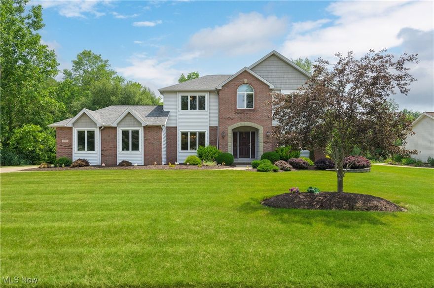 Now is your chance to own this Meticulously maintained home Located in the top-rated BRECKSVILLE BROADVIEW HEIGHTS SCHOOL DISTRICT. This 4-bedroom colonial offers space, function, on a fantastic private wooded lot. The main level features a tile-floor foyer, private den/ office with crown molding, and formal dining room with a trayed ceiling. The eat-in kitchen includes granite counters, custom cabinetry, with walkout access to a maintenance-free deck and gazebo. The family room centers around a cozy fireplace. Upstairs, the vaulted owner’s suite has a glamour bath with jetted tub and tiled shower, plus three more spacious bedrooms. The full, unfinished basement has tall ceilings and endless potential. Roof, furnace, A/C, hot water tank, and gazebo—all replaced within the last 5 years. New rain bird irrigation system. If you are looking for an extremely well cared for home in a great neighborhood and school system this is it!