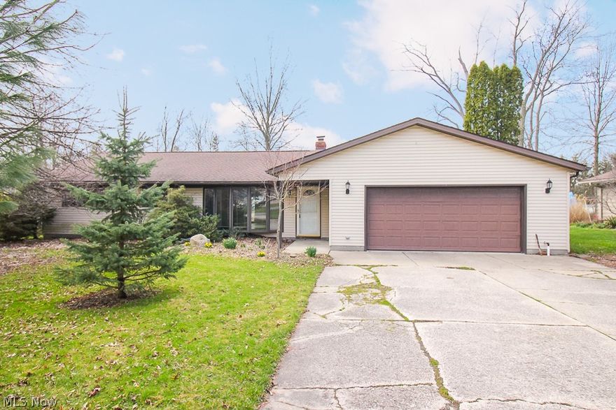 WOW, Bag A Bargain!! Some TLC and elbow grease will make this home a show place again. This Is A Great Ranch Featuring True One Floor Living With A Formal Living Room With New Ceramic Floor and Bay window. Relax in the Sunken Family Room With Gorgeous Gas Burning Fireplace and cathedral ceilings. Outstanding Oak Mill Work Highlights the Home. There is an eat in kitchen as well as a dining room. The Master Bath Has Been Remodeled and Includes a Ceramic Tile Tub Surround. Enjoy the large sunroom off the kitchen that opens out to the deck. This Home Offers loads of potential.