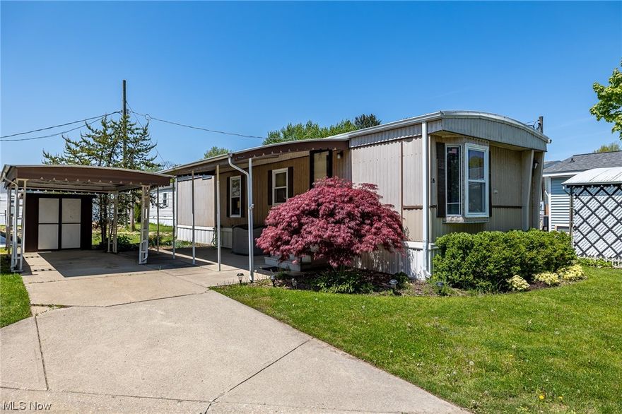 COLUMBIA PARK IS A 55 AND OLDER CONCEPT OF LIVING and is Ohio's Premiere Adult Land Lease Community! Amenities include: Gatehouse managed entrance! On site Shopping Plaza! On site Management! Walking Path/Dog Walking Path! Shuffleboard! Bocce Ball! Library! Crafts, and Social Hall!  This home is absolutely adorable.  Great things come in small packages!!!!!! This 1984 Liberty Manufactured Home offers 700 sqft. measuring (50 x 14) featuring two (2) bedrooms, one (1) bath.  There is also a formal living room with an eat-in kitchen and a laundry area.  This home has been very nicely maintained.  The exterior shows great curb appeal with very nice landscaping and gardens.  Call for your own personal viewing today.....