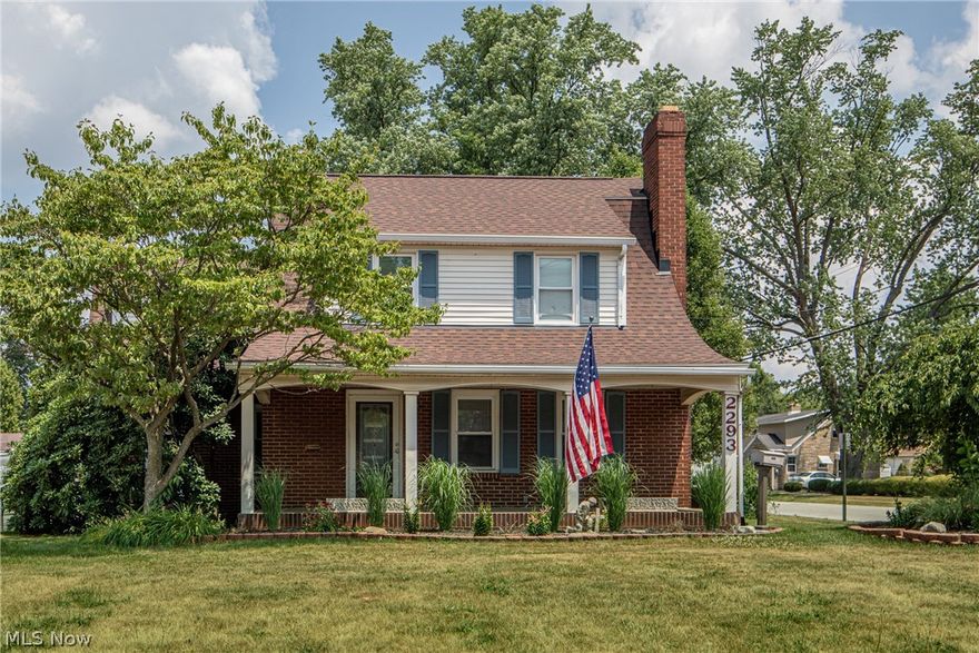 Nothing to do but move into this well-maintained, charming home! Located on the main floor is the large family room with a gorgeous stone fireplace. Spacious kitchen includes plenty of cabinets and connects to a formal dining room. Throughout the house is stunning crown molding. Hardwood floors throughout the house that can easily be carpeted or refinished to make your own personal style. Upstairs includes three large bedrooms. Lots of updates in this home! HVAC - 2014, roof is 2017, deck-2017, staining - 2019. Newer paved driveway and windows. This house is a must see!