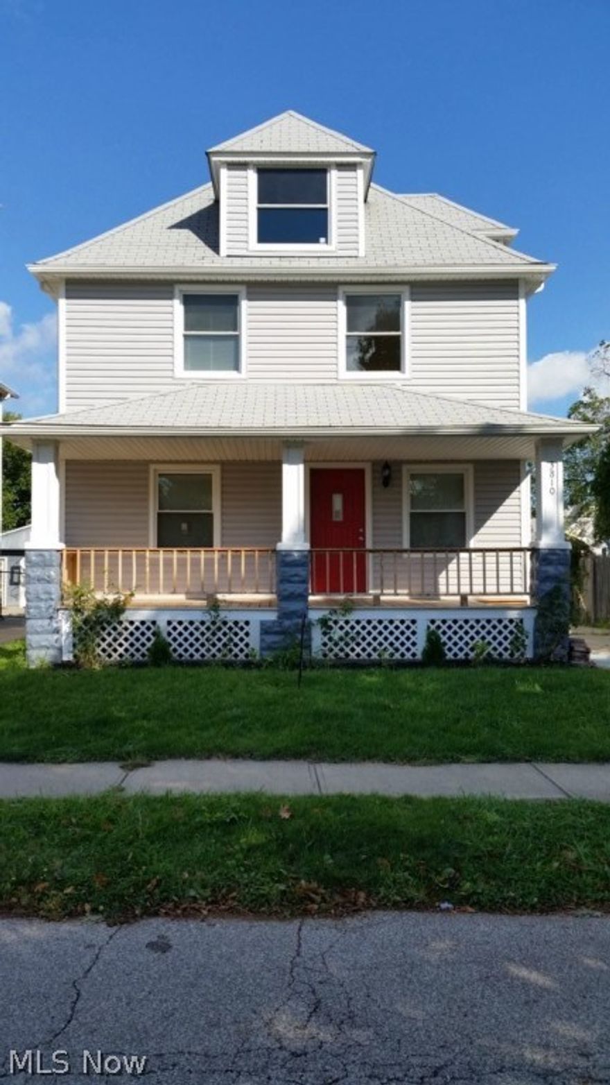 Taste Plus Space! Popular design with sensible touches everywhere. Well-proportioned rooms mean easy living. Quality Craftsmanship has rejuvenated this simply wonderful 4 bedroom Colonial. The front porch is just the beginning. Charming Colonial offers high ceilings, open floor plan, formal dining room, oversized living room, natural lighting, private fenced-in back yard with shed, and home warranty just to start. Other features include remodeled and Updated in 2014: eat-in kitchen, front porch, siding, gutters, windows, furnace, hwt, carpet, light fixtures, bath rm, interior paint, electric panel. You have options with the walk-up attic that is great for storage or could be finished for a bonus room. Enjoy the convenience of the location close to shopping, freeway, schools, and parks. Call for a showing today!