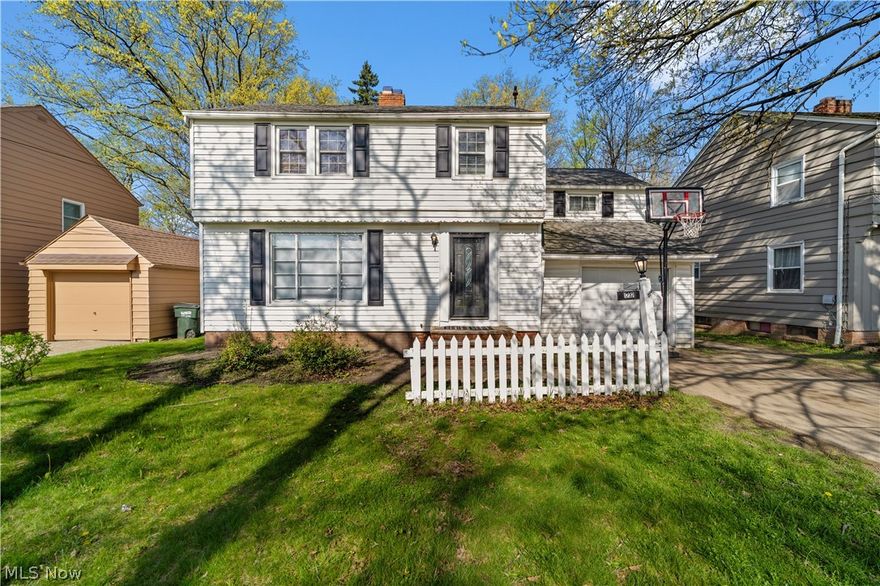 Welcome to this beautifully maintained 4-bedroom home offering over 1,600 sq ft of living space, plus additional finished space in the basement, all situated on a spacious 0.40-acre lot in South Euclid!

This move-in ready home has been freshly painted throughout most of the interior, creating a bright, clean, and inviting atmosphere from the moment you step inside. The main level features a functional layout with a large dining area that flows seamlessly into two generous living spaces perfect for everyday living, entertaining, or working from home.

The kitchen offers a practical layout and is equipped with newer appliances, providing both convenience and functionality.
Upstairs, you'll find all four bedrooms with ample closet space, along with a full bathroom. The partially finished basement adds even more versatility Ideal for a rec room, home office, gym, or additional living space.

Step outside and enjoy your private, wooded backyard perfect for relaxing, entertaining, or hosting summer BBQs. The attached garage adds everyday convenience, especially during Northeast Ohio winters.

Recent improvements include an updated kitchen and sunroom floors, hot water tank, and furnace motor, giving peace of mind and added value. This home offers the perfect combination of space and comfort ready for its next owner to move right in and make it their own!