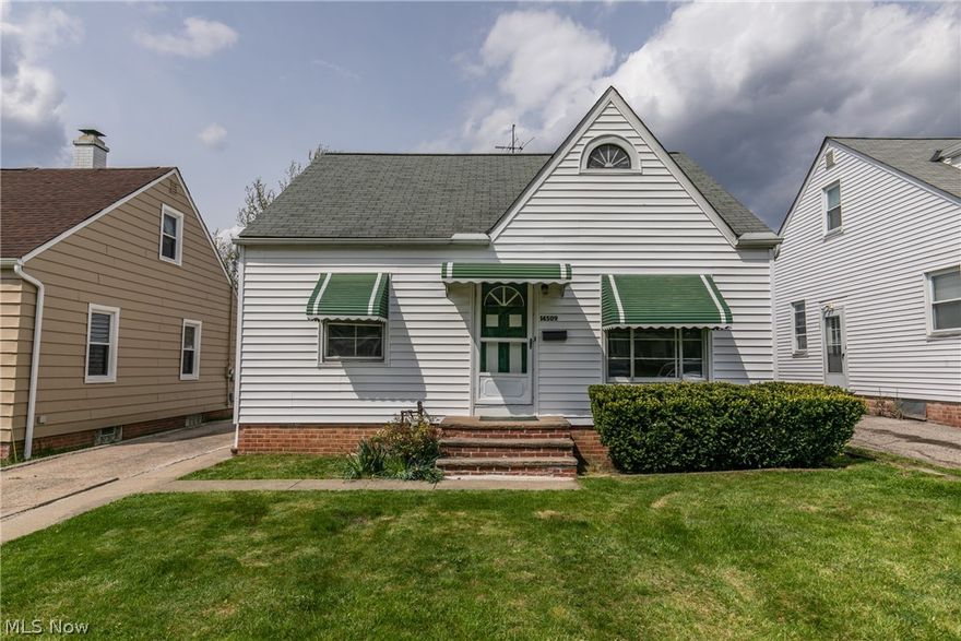 Welcome home to this wonderful, move in ready 3 bedroom Cape Cod! The charming exterior boasts a 2 car detached garage & easy maintenance yard. Inside you will appreciate the refinished hardwood floors, plush carpet & fresh paint throughout! The lovely living room boasts a bright window & gleaming hardwood floors. Remodeled eat-in kitchen with white cabinetry, granite countertops, dishwasher, stove, new faucet & subway tile backsplash. 2 comfortable bedrooms w/ plush carpet & updated full bathroom w/ new vanity & tub surround! Upstairs you will find the large & private master bedroom. More space is found in the clean, partially finished basement with a recreation space, ample storage & laundry area. Call today to see what this great home has to offer!