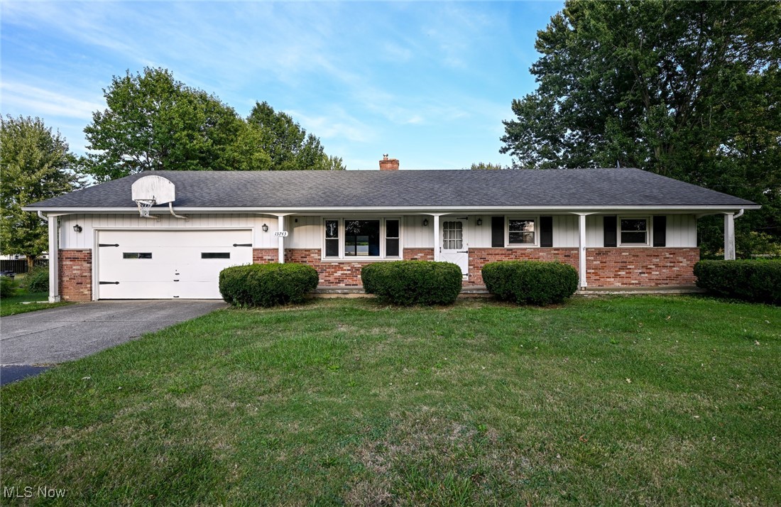 Enjoy a slice of country living in this sprawling ranch situated on a scenic 4.5 acre wooded lot. Much love was shared and many family memories were made in this home. Gatherings were hosted in the spacious kitchen at the heart of the home, and meals, games and movies happened in the large family room addition. The living room provides a quiet place to sit by the fireplace. Three bedrooms, 1.5 baths, a laundry room and mudroom completes the main floor. A large unfinished basement has potential to extend your living space. Step outside to the expansive back deck and covered patio overlooking the pretty yard. Once upon a time two horses resided in stalls in the barn out back and they were turned out in a paddock that's now covered in growth. Continue down the path next to the barn and you'll find your way to a pond at the back of the property. There's so much potential to make this home your forever home! Come and experience a taste of country comfort and make your own memories! HOME WARRANTY included for your peace of mind.