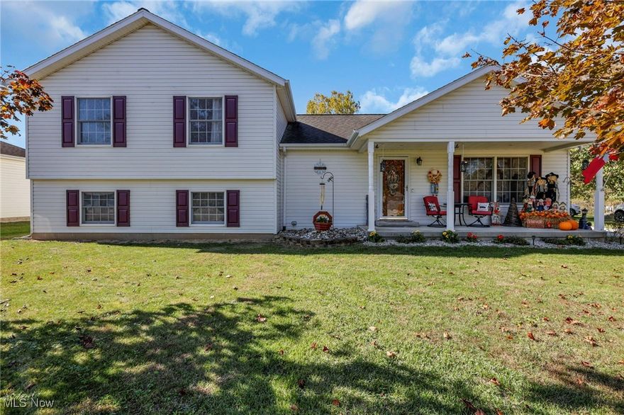 Welcome home to this spacious, fully updated split-level that delivers three incredible levels of living spaces and endless possibilities! The main level features a bright and open floor plan connecting the living, dining, and kitchen areas. The fully applianced kitchen is a cook's delight, complete with abundant cabinetry, generous counter space, and a walk-in pantry! From the dining area, step through the patio doors to your sprawling back deck — the ultimate entertaining space. Grill, relax, or host while the gentle sound a nearby koi pond adds the perfect touch of tranquility. Upstairs, you'll find three comfortable bedrooms, including a spacious en'suite with dual closets, a stand-up shower, and a stylish vanity. Additional full bath provides convenience and functionality for family or guests.
Downstairs, the finished basement is pure versatility — perfect for a rec room, gym, home office, or guest suite. With a third full bath, laundry, and walk-out access, this level is ready for anything life brings. In addition, a large crawl space adds even more storage options. The gem of this property is the 24x30 outbuilding/detached garage featuring concrete floors and electric  — perfect for hobbies, a workshop, or extra parking and storage. With its blend of indoor spacious comfort, outdoor tranquility, and exceptional utility and storage space, this home truly has it all!