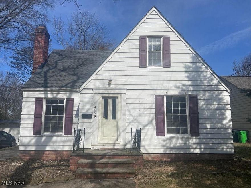 Cozy 3 bedroom 2 FULL bathroom Cape Cod in the heard of South Euclid! Big Yard! Hardwood Floors Throughout First Floor! Two Bedrooms and Full Bathroom on First Floor! Dining room opens into a 3 Season Room! Second Floor Features A Beautiful  Bedroom Suite, with a full Bathroom! Upstairs has Carpeted Floors! Lots of space in Basement! Back Patio! Detached One Car Garage! Located near Euclid Creek Reservation and all the Shopping at Richmond and Highland! This Home Will Not Be Around For Long!