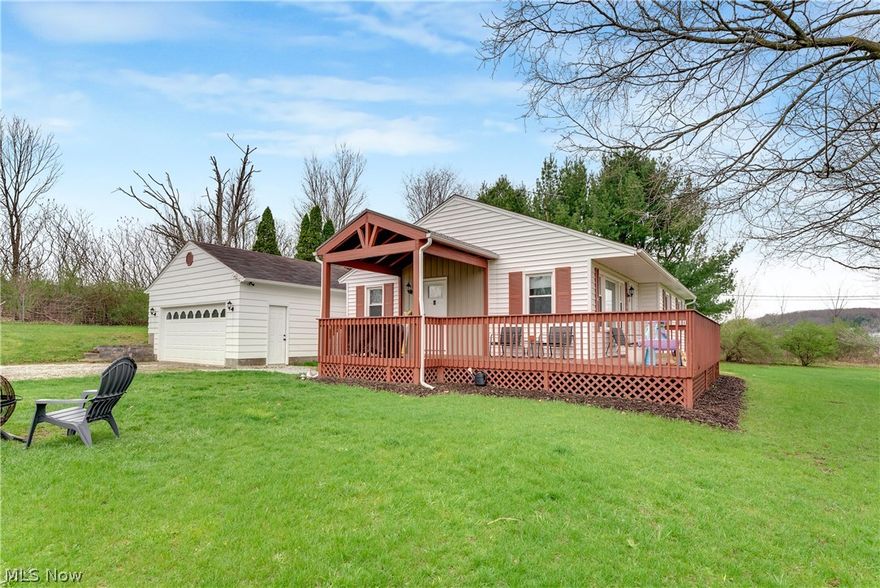 Step into this beautifully updated ranch, ready for its next owner! Set on a spacious 1.23-acre parcel, the home has been extensively renovated from top to bottom! The kitchen has been completely redone and features all-new stainless steel appliances, complemented by fresh flooring throughout, including LVT, carpet, and tile! The bathroom has been modernized, and the interior has been freshly painted, giving the entire home a clean, move-in-ready feel! Much of the electrical and plumbing has also been updated! Newer furnace! The main living area offers an open-concept layout connecting the kitchen, dining, and living spaces—ideal for gatherings and everyday living! All three bedrooms are conveniently located on the first floor! Downstairs, the finished lower level is HUGE with recreation room and the potential to add an additional bedroom!  Full bathroom with a stand-up shower! There’s also ample storage in the unfinished area! Two-car garage with attached shed for added convenience and storage! Don’t miss your chance to see it in person! Schedule a showing today!