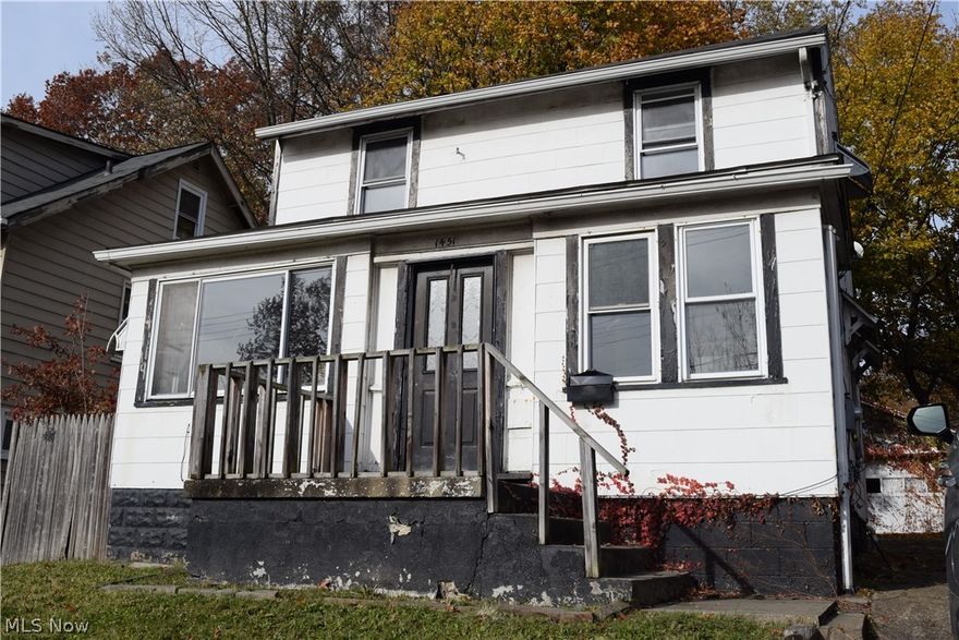 Come check out this Colonial in the heart of Akron. The home features 3 bedrooms and 2 bathrooms and a full basement. This home is a fixer-upper and your chance to make it how you want it. So schedule a showing today.