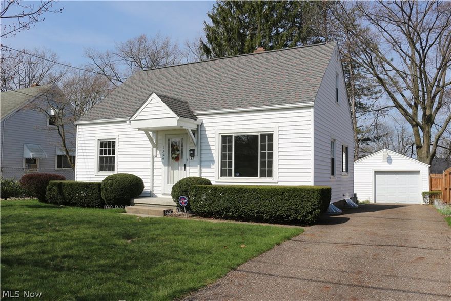 Charming 3 bedroom cape that has been lovingly cared for.  Everything is neat and well kept here!  Neutral décor and well maintained.  Full 3rd bedroom on second floor with built ins.  Near local schools and shops.  Why rent when you can own!