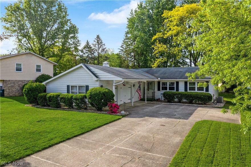 Check out this beautifully renovated ranch style home at 503 Westwood Avenue in Wadsworth OH 44281! This one story home offers 3 bedrooms, 2 full bathrooms and over 1,400 sq. ft. of living space. Fresh paint and brand new luxury vinyl plank flooring installed in 2020 continues throughout the foyer, hallway, living room, dining room and kitchen! Full bathroom renovations done just this month. Kitchen update and new appliances in 2020 and new ductwork and landscaping in 2021. Sunken great room with beams leads to the basement plus the attached 2 car garage. Sliding glass door off dining room leads out to peaceful patio in a partially fenced, serene lot. Located in Wadsworth School District.