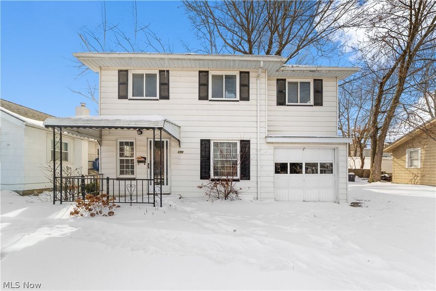 Welcome to 170 E 220th St, Euclid – A Charming Colonial in a Prime Location! This adorable 3-bedroom Colonial offers comfort, convenience, and a layout perfect for everyday living. Ideally located near shopping, dining, major highways, and just minutes from Lake Erie, this home delivers both lifestyle and value. Step inside to a bright, light-filled open floor plan where the living and dining areas connect seamlessly—perfect for family time and entertaining. The kitchen features ample cabinet space, included appliances, and a cozy breakfast nook tucked toward the back of the home, creating an inviting space for morning coffee or casual meals. Upstairs, you’ll find three comfortable bedrooms and a full bathroom, offering a practical and functional layout for growing families or guests. An attached one-car garage adds everyday convenience. Recent updates include a new furnace and appliances, and the home is vacant and truly move-in ready. Whether you’re a first-time buyer or looking for a cozy place to call home, this one checks all the boxes. Don’t miss your chance to make it yours—schedule your showing today!