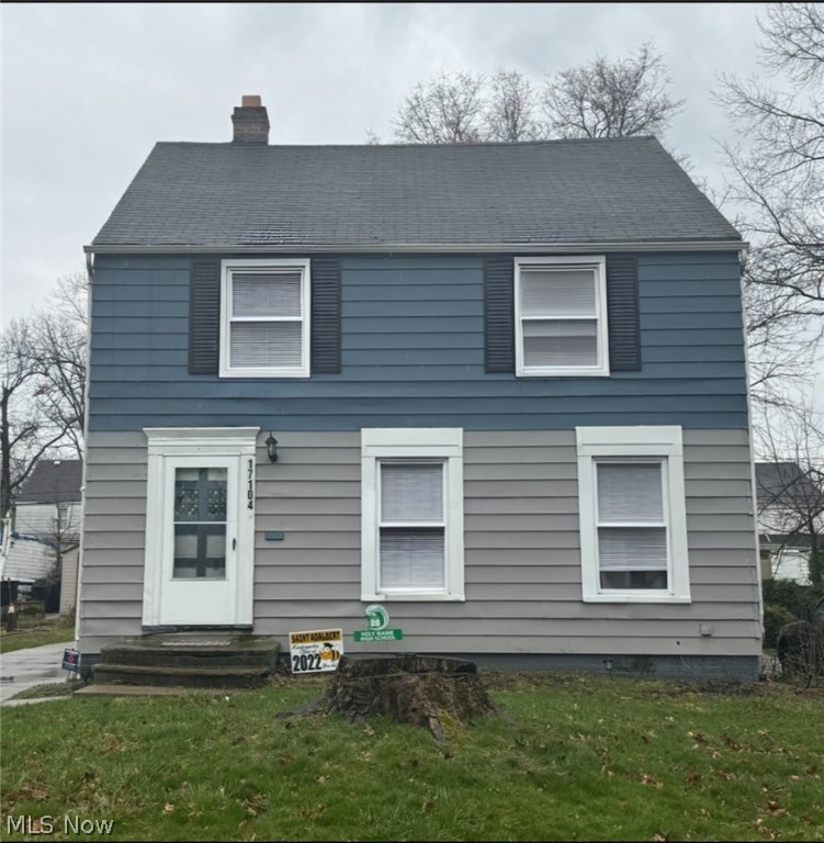This 3 bed, 1.5 bath colonial is the perfect starter home or investment property and looking for its next owner! Boasting beautiful hardwood floors throughout, this home has a spacious feel on every level. The main floor has a roomy living area that flows right into the dining area and a nice sized kitchen, the stainless steel kitchen appliances stay. The kitchen leads to a side door and the partially finished basement, washer and dryer stay as well. There are 3 generous bedrooms and a full bath upstairs, even the hallway upstairs is sizeable, making it easy to move your furniture right on in. HW Tank replaced 2018. Don't let this one pass you by. Schedule your showing today!