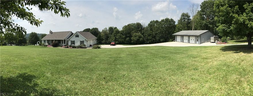 In a great setting and location between Benton and Millersburg.  Built in 2000 this beautiful well maintained home has approx. 2,300 sq. ft. of living area on the main floor with an additional  250 sq. ft. bonus room that is mostly finished.  The main floor has a beautiful custom cherry Mullet kitchen, formal dining room, living/family room with fireplace.  There is a master bedroom with master bath that includes a Jacuzzi garden tub, 5’ shower, walk-in closet etc.  2 more bedrooms and 1½ baths. First floor laundry.  2 car attached heated garage.  The full walkout basement has a solid poured concrete foundation.  Basement is plumbed for kitchen, laundry & bath and has walls framed for separate living quarters.  
 Utilities include natural gas forced air heat, central air conditioning, private water well and septic system.  Amenities include new roof, updated water system, updated furnace and hot water heater.  The 30’x48’ shop is heated and insulated with 3 overhead doors, excellent f