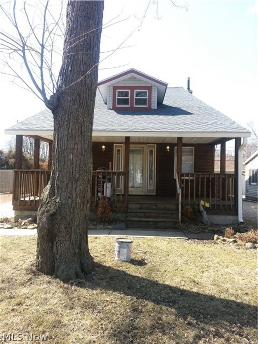 Large master bedroom.  Quiet area.  Many updates. Nice covered porch.