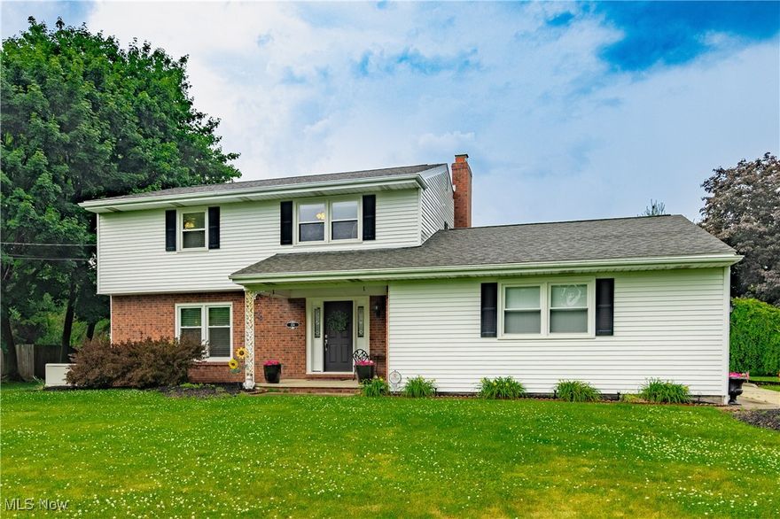 Welcome to 134 Willowbend Drive, a beautifully appointed mid-century colonial nestled on a generous 0.54-acre corner lot in the sought-after Square Acres neighborhood of Madison, OH.