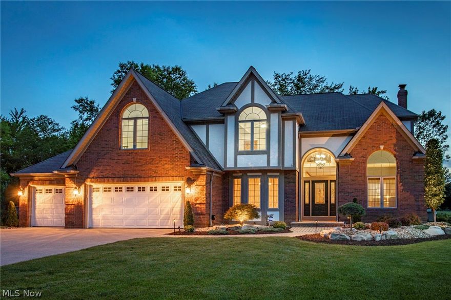 This must have, custom built Lippovitz Colonial nestled in Pine Lakes Crossing is a true 5 bedroom beauty that boasts over 4900 sq.ft, lovely open layout, solid woodwork & molding, 3 car garage & a finished basement. Jaw dropping curb appeal w/ over 100k in custom landscaping & an unbelievable backyard w/ expansive, partially covered brick paver patio, firepit/waterfall feature, built in natural gas grill w/ island, pergola & exterior lighting! The elegant entry is flanked by a vaulted office & formal dining room w/ bay window & trey ceiling. Bright & inviting family room w/ picture window & brick fireplace. The eat-in kitchen provides a large dinette w/ planning desk, breakfast bar, granite counters, beautiful backsplash(2010), custom oak cabinetry, pantry & included appliances. A mud room w/ loads of storage, laundry & 1/2 bath complete the main level. The gracious dual entry staircase w/ wrought iron spindles(2018) leads to 5 sizable bedrooms & 3 nicely updated full baths. The maste