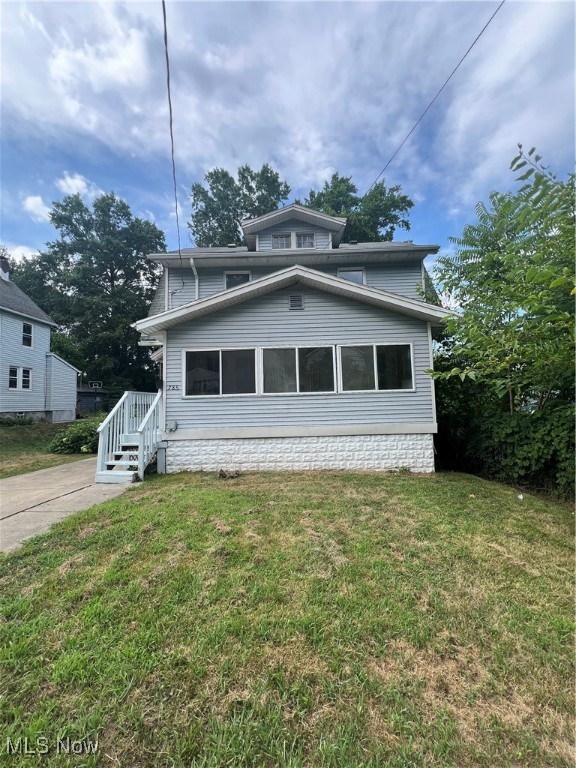 Come check out this well kept 3 bedroom 1 bath colonial that’s perfect for a first time buyer or as a solid investment property. This home has been upgraded siding, windows, kitchen, and bathroom just move right in! You’ll love the convenience of first-floor laundry and a walkout basement that adds extra space and flexibility. Whether you’re looking for a place to call home or your next rental, this one’s a great fit! Schedule a private showing today!