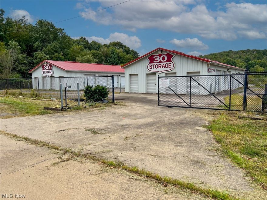 Attention Investors! Don’t miss the chance to purchase this nearly 10-acre lot with 2 solid pole-framed storage unit buildings approximately 30x90 and 30x110 up for auction. The 44 units were built in 2016 and offer great visibility, great access, and plenty of space to expand. There is a chain link fence around the 2 buildings and just beyond that is a large billboard sign for extra rental income. All seller owned gas/oil/mineral rights will transfer to the new buyers. A portion of the property lies in the wetlands. Take advantage of this highly desirable investment!