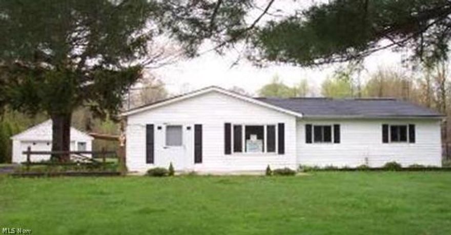 Ranch home on large lot, large detached garage.  

Home is in need of considerable work - will NOT finance FHA, or conventional, preferred cash only AS-IS. 

All closings subject to the recording of the foreclosure deed. Submitted offers must include buyer-signed contract, proof of funds/pre-approval letter and earnest money check. Seller addendums will be provided for signature with accepted offer.