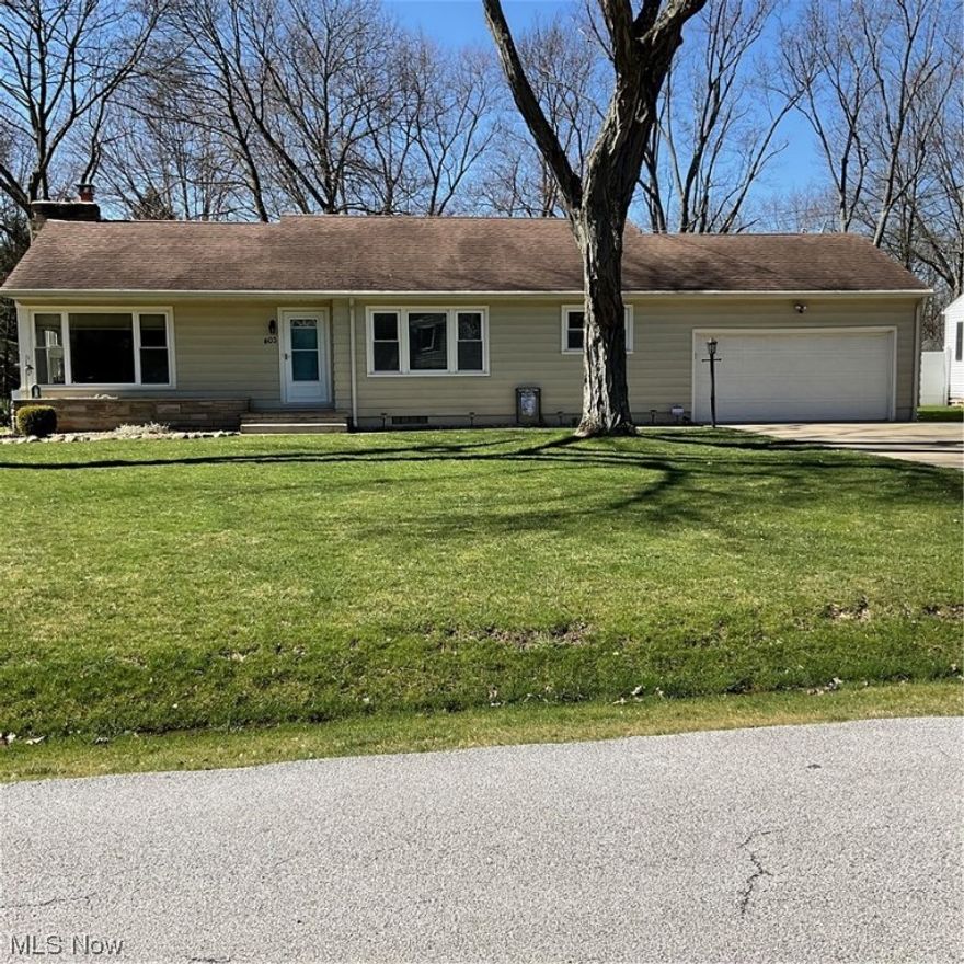 Awesome Ranch in a wonderful neighborhood. Completely move in condition. Open floor plan with beautiful hardwood floors, wood burning fireplace, dining room, kitchen with breakfast  bar , newer appliances, Corina countertop, 3 nicely sized bedrooms, 1 1/2 bath on main floor, finished lower level with full bathroom and possible 4th bedroom, sunroom off garage that leads to stamped patio with sun setter awning, shed, privacy fenced yard.