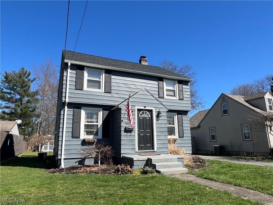 Welcome to 909 John Street! This charming two story offers three bedrooms, beautiful updated flooring, bonus room on the lower level, newer hot water tank 2021, backflow valve in basement 2022, new roof and newly painted siding in 2022, giving that curb appeal a big boost! Enjoy peaceful summer nights out on the deck overlooking the large backyard, new shed, and above ground swimming pool, perfect for entertaining friends and family. Move-in ready, possession negotiable. Get your showing scheduled today!