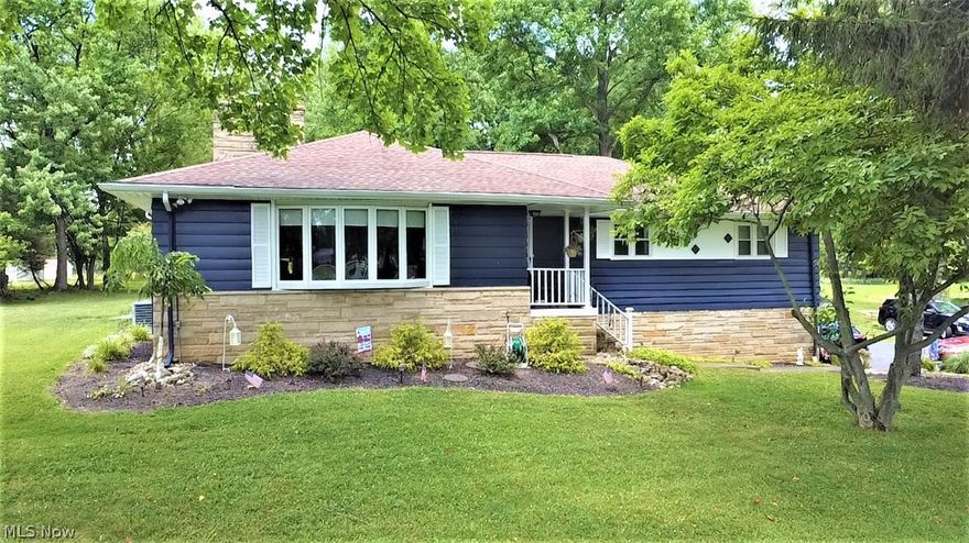 Welcome to 18681 Alexander Rd in beautiful Walton Hills! This three bedroom, two full bathroom elevated ranch is a sight to be seen! Located on 1.5+ acres you will never get bored of the front yard pond or the wooded backyard views. This home also features two living areas, formal dining room and breakfast area. The kitchen was updated in (2021) with brand new countertops and appliances! Three spacious bedrooms and a gorgeous full bathroom on the first floor. Downstairs you have a finished in-laws suite, with two rooms and a common living area. Recently renovated mudroom (2021). Hot Water Tank (2020)
Furnace (2020), Deck Resurfacing (2020), Flooring (2020), Basement Update (2019), Waterproofing (2019). The crowning jewel of this home is the HUGE backyard deck that overlooks the property. Be the host of all your upcoming parties!