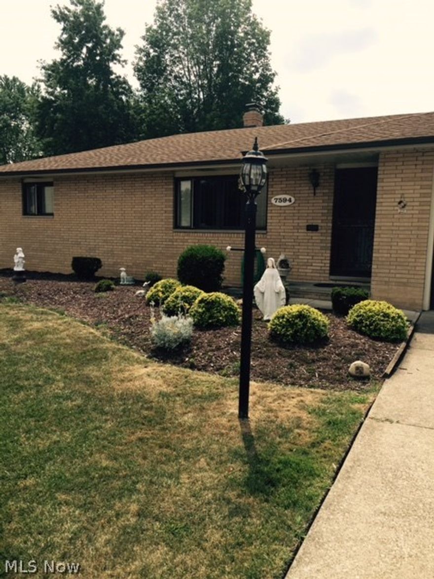 Beautiful Brick Ranch with an attached, two-car garage. Eat-in kitchen with Corian countertop. Very well maintained. Ms. Clean lives here! Yard completely fenced.