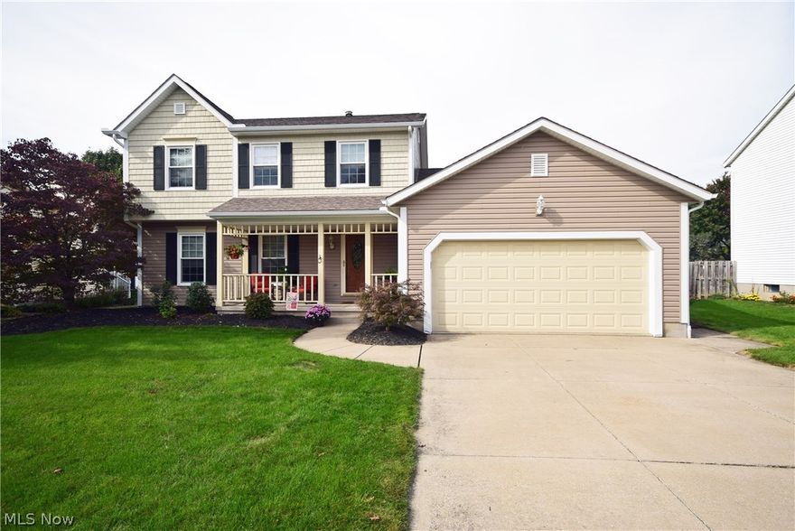 Original owner loved it here, YOU will also! Beautifully maintained remodeled colonial located in a quiet location    Neutral decor.  Move in ready!  You can be in before winter and enjoying the wood burning fireplace in your family room which is open to the updated kitchen (2008). Kitchen and eating area flooring in Dura Ceramic offers warmer feel and less noise. Other system updates include Furnace (2010) Roof (2007) Siding (2013)  Windows ( 2004) 1st Floor half bath updated (2008). Granite counter tops in bathrooms(2011)   Private Trex deck (2001) with re-tractable awning (2004).  Large bright recreation area (2005) and plenty of storage space in the full basement. First floor laundry!
No worries with this one, lots of updates and it comes with America's Preferred Home Warranty! 
This will SELL fast!  Call TODAY to schedule your showing!