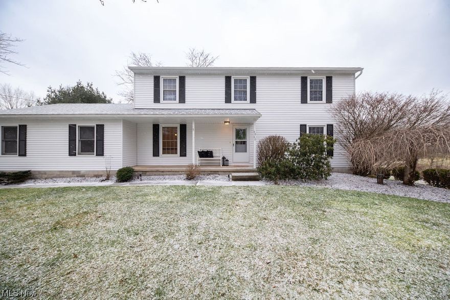 Welcome home to 6060 Stow Rd! Have you been looking for a turnkey ready property in the desirable Hudson schools? Looking for something with land? Look no further, this is the one for you!  When first entering the foyer you will notice a formal dining room to your left, and a large living room to your right. Down the hall you will find a half bath, eat in kitchen, family room with a wood burning stove, and a four seasons room overlooking the spacious deck and back yard. Upstairs you will find a master bedroom with a full on suite, linen closet, guest bath, and three additional bedrooms. The unfinished basement allows the opportunity for your personal touch to finish giving additional living space, or simply kept as ample storage. The 2+ acres has a gas well offering free gas to the property owner, a large fenced in garden, blueberry bushes, and fruit trees (apple, peach, and pear).  Some of the improvements include**HVAC 2016, Roof 2019, HWT 2020, all light fixtures replaced, entire first floor flooring replaced, entire first floor painted, along with four seasons room and bedroom, exterior of home painted, recessed lights installed in the four seasons room, fans, front door, door frame, locks, appliances, driveway seal coated, overhead garage door opener, upstairs carpets cleaned, and more!!  Also recently done, the city has implemented a Quiet Zone for the nearby railway crossing. This wonderful home awaits its new owner, don't wait, call today to schedule your showing!