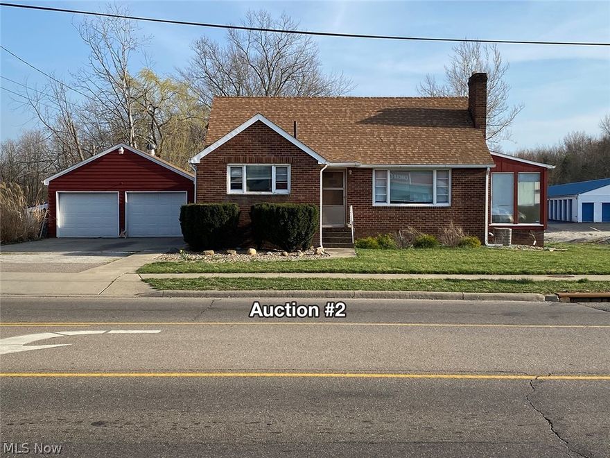 124 Storage Units - Retail Center - Additional Block Buildings - 2 Residential Rental Properties - Public Utilities - Lighted Sign - Stark County – Louisville, Ohio - Louisville Schools - Online Bidding Available - ABSOLUTE AUCTION, all sells to the highest bidders. ONLINE BIDDING BEGINS FRIDAY – APRIL 30, 2021 – 12:00 PM and AUCTION LIVE ON-SITE BIDDING WILL BEGIN TUESDAY - MAY 4, 2021 – 6:00 PM SHARP. Properties will be open for viewing on Monday - May 3, 2021, From 4:00-5:00 PM. Real estate will be offered separate and not together. AUCTION #2: 3-bedroom, 1-bathroom bungalow home with 1,481 square feet, which features a nice eat-in kitchen, living room, enclosed side and back patio, 2-car detached garage, full basement, gas FA heat w/ central air, and storage shed. This home is situated on just over 1 acre of land. Taxes are $711.26 per half-year. The home needs some sprucing up and light repairs. TERMS ON REAL ESTATE: 10% down auction day, balance due at closing. A 10% buyer’s prem
