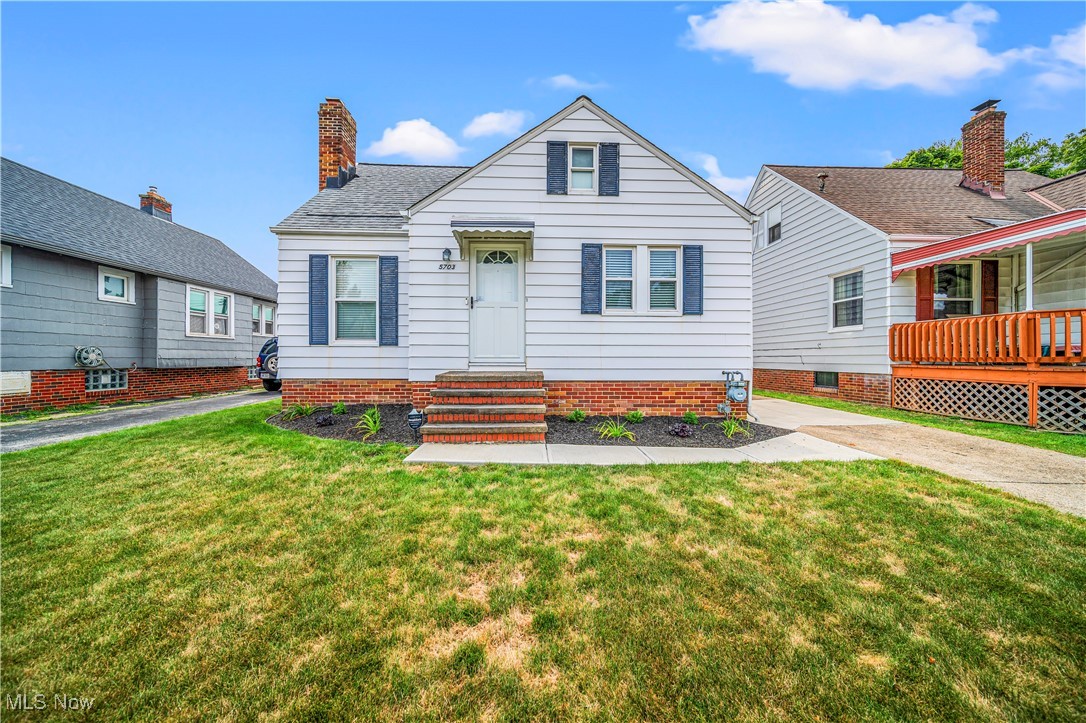 Welcome to this beautifully maintained bungalow in Parma, where classic charm meets modern convenience. This delightful home features a spacious 2.5 car garage and a host of recent updates to ensure comfort and style. Inside, you’ll find new carpet on the first floor and stairs, along with freshly painted interiors that create a bright and inviting atmosphere. The first floor is highlighted by a cozy woodburning fireplace, perfect for relaxing evenings. The second floor has had the flooring redone, providing a fresh look throughout the home. The kitchen is a standout with solid oak cabinets and elegant granite countertops, offering both functionality and beauty. The home also boasts a new HVAC system (2023), a roof installed in July 2017, and an updated electrical panel for peace of mind.Additional features include glass block windows in the basement, which is partially finished to be used as entertaining space or a rec room. The property features a fenced-in yard for privacy and outdoor enjoyment, and a well-maintained aluminum siding exterior. This bungalow combines the best of both worlds—classic appeal with modern upgrades. Don’t miss the opportunity to make this your new home!