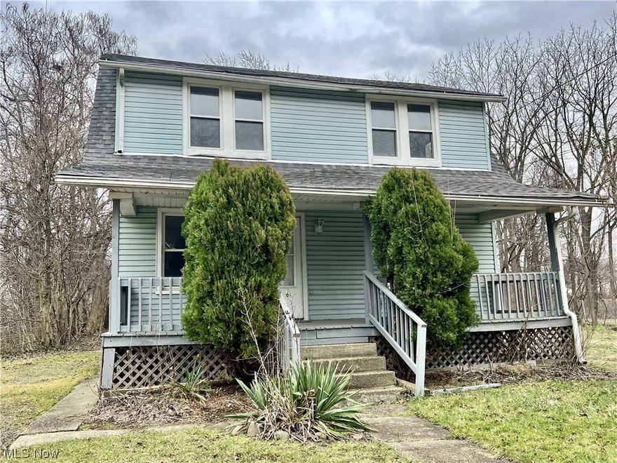 Check out this move in ready beauty in West Akron! The curb appeal is unreal! Exterior updates include a new 30 year roof, vinyl siding & windows, and updated A/C. Don't forget the covered front porch, perfect for relaxing. Upon entering the front door, you will be greeted by crisply painted walls throughout as well as new laminate flooring and carpet in the bedrooms! The kitchen has been fully refreshed for your enjoyment, with newer counters and cabinets. Attached to the kitchen is a first floor laundry area! First Floor also has a bedroom and a bathroom, craft fully updated from top to bottom. Second floor boasts 2 HUGE bedrooms. The basement is flawless, having been painted and waterproofed. Schedule a showing with your favorite agent today!