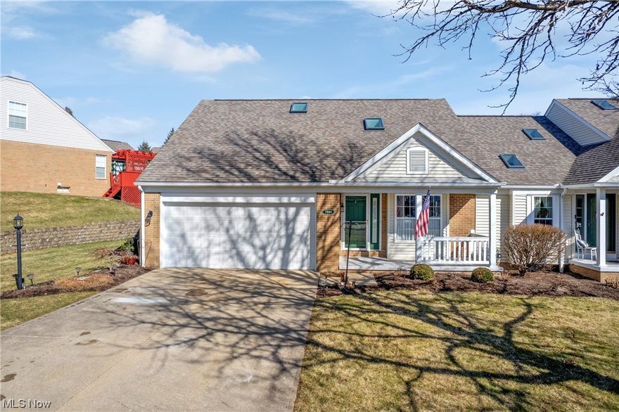 Check out this beautifully maintained, 2 Bedroom, 2 Full Bathroom condo located in The Villas at Bob O link Condo association in North Canton! Main level living at it's finest with the Master bedroom and main Bathroom located on the first floor! This lovely condo is situated in a quiet neighborhood in North Canton with easy access to grocery stores, restaurants, and other forms of entertainment/shopping. Walk in the front door and be welcomed by luxurious hardwood floors. The kitchen has an open viewing space to be able to communicate with others while cooking. The family room/dining room has a large open concept with vaulted ceilings and a gas fireplace! Connected to the family room is a den area that leads to a large finished deck space outside. Also on the main level is the Master Bedroom with 2 large walk in closets! The main Bathroom has been fully updated with a stylish white and gray tile look which is also located on the first floor next to the laundry room. Upstairs you will find a nicely sized loft area that leads to the second full bathroom and guest bedroom. Attached 2 car garage and unfinished basement for plenty of storage space!