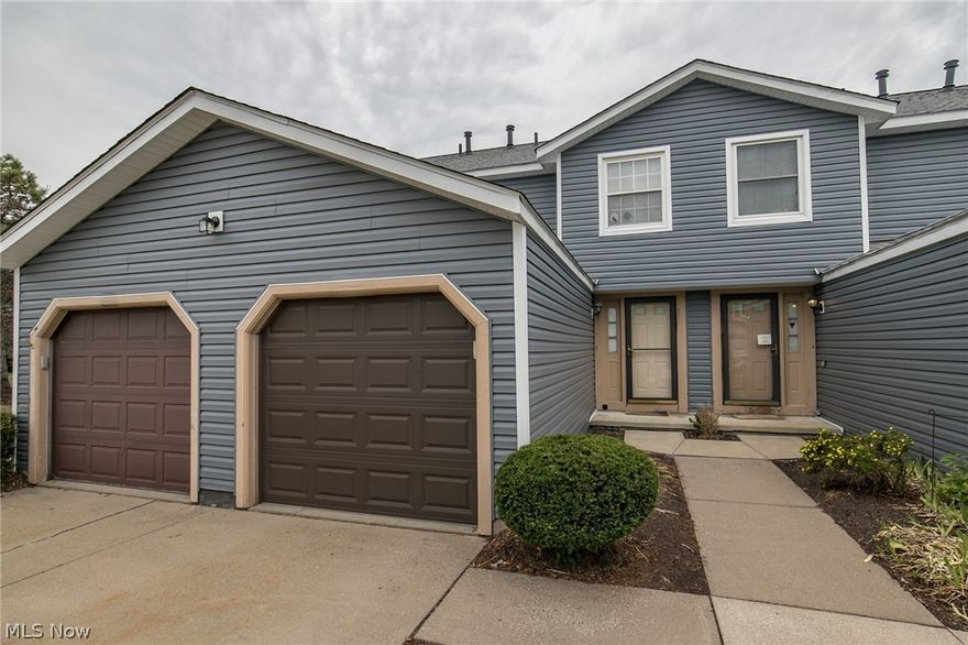 Nice & Neutral 2 bedroom, 1.5 bath townhome in the heart of Medina! Easy and low maintenance living w/ brand new, attractive vinyl exterior and brand new roof (July 2020). Freshly painted throughout. Spacious and open floorplan w/ nice kitchen, white cabinetry, included appliances & breakfast bar; Living/dining area w/ stone fireplace & slider out to the private patio with an enclosed wood fence. The convenient 1/2 bath completes the main level. Upstairs are 2 comfortable bedrooms & a shared full bath. More living space is found in the finished basement with a recreation room, laundry & Furnace (2018). Close to shopping, restaurants, entertainment and the historic Medina square. Easy access to I-71. This must see condominium is waiting for its new owner, schedule your showing today!