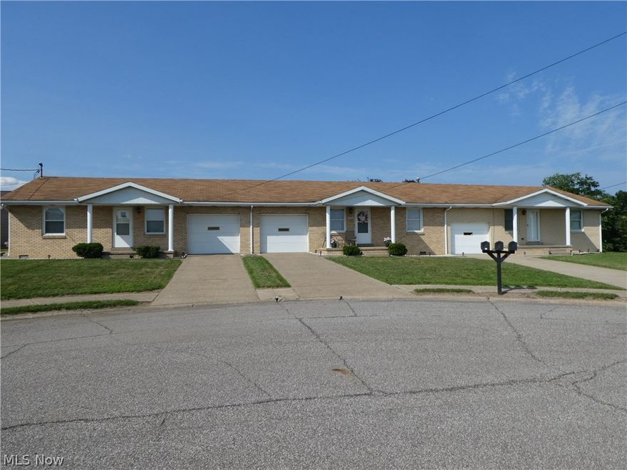 WOW!!!! this Triplex located on a Cul-de-sac features 2 bedrooms; living room; eat-in-kitchen full bath and Laundry/Utility room; single car garage. All on one floor. Separate Utilities for all units. Two units have tenants and one unit owner occupied. This is a must see for sure. 24 hour notice is required