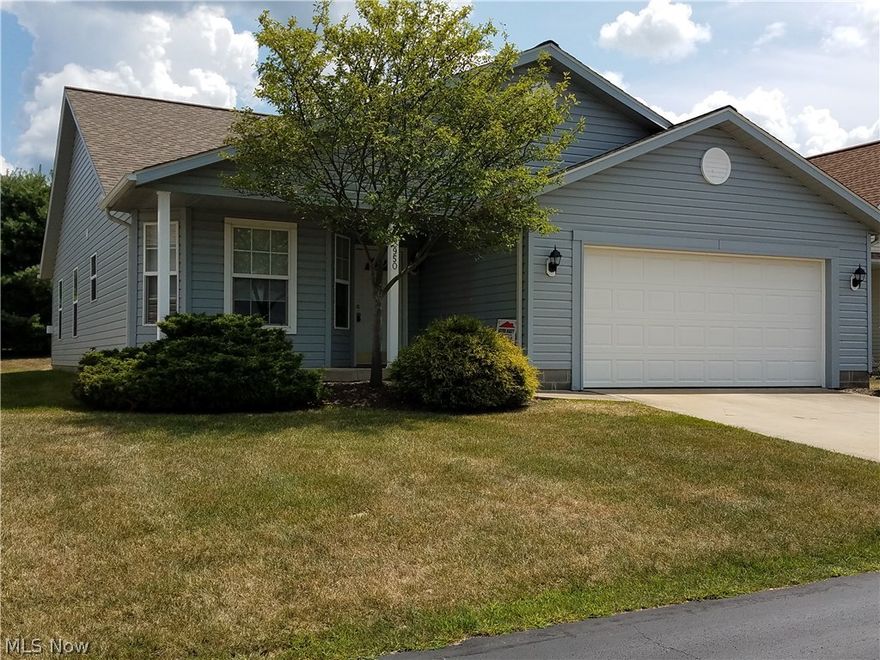 First floor living in this 2 bedroom, 2 bath ranch condo in Marsh Creek . Master suite with walk-in closet, full bath and new carpet in Aug 2018. New toilets installed in July 2018. Living room features gas fireplace and overlooks private bath yard. First floor laundry room. Large bayed eat-in kitchen. 2 car garage with door opener. Central A/C.