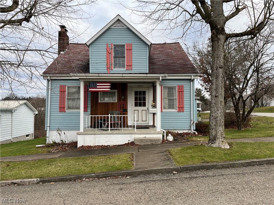 This quaint home provides many opportunities whether you are a new buyer, those looking to downsize or as an investment property.  It is close to town but located on a quiet street with limited traffic.  Features include 3 bedrooms with 1 downstairs and 2 upstairs.  It also has 2 full baths and a laundry hookup.  Appliances including the oven, refrigerator, dishwasher and microwave stay with the home.

This house is being sold "as is".  All personal property may be included in the sale price but is negotiable.